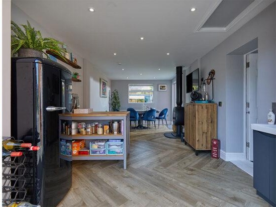 After garage converted to finished living space
