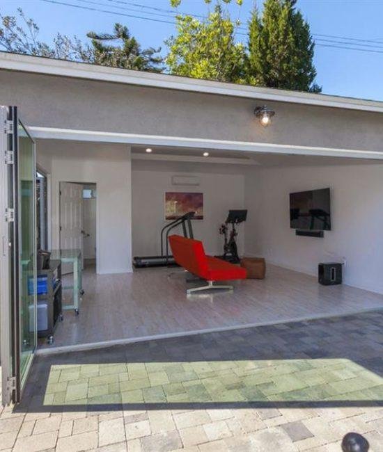 Garage conversion works.