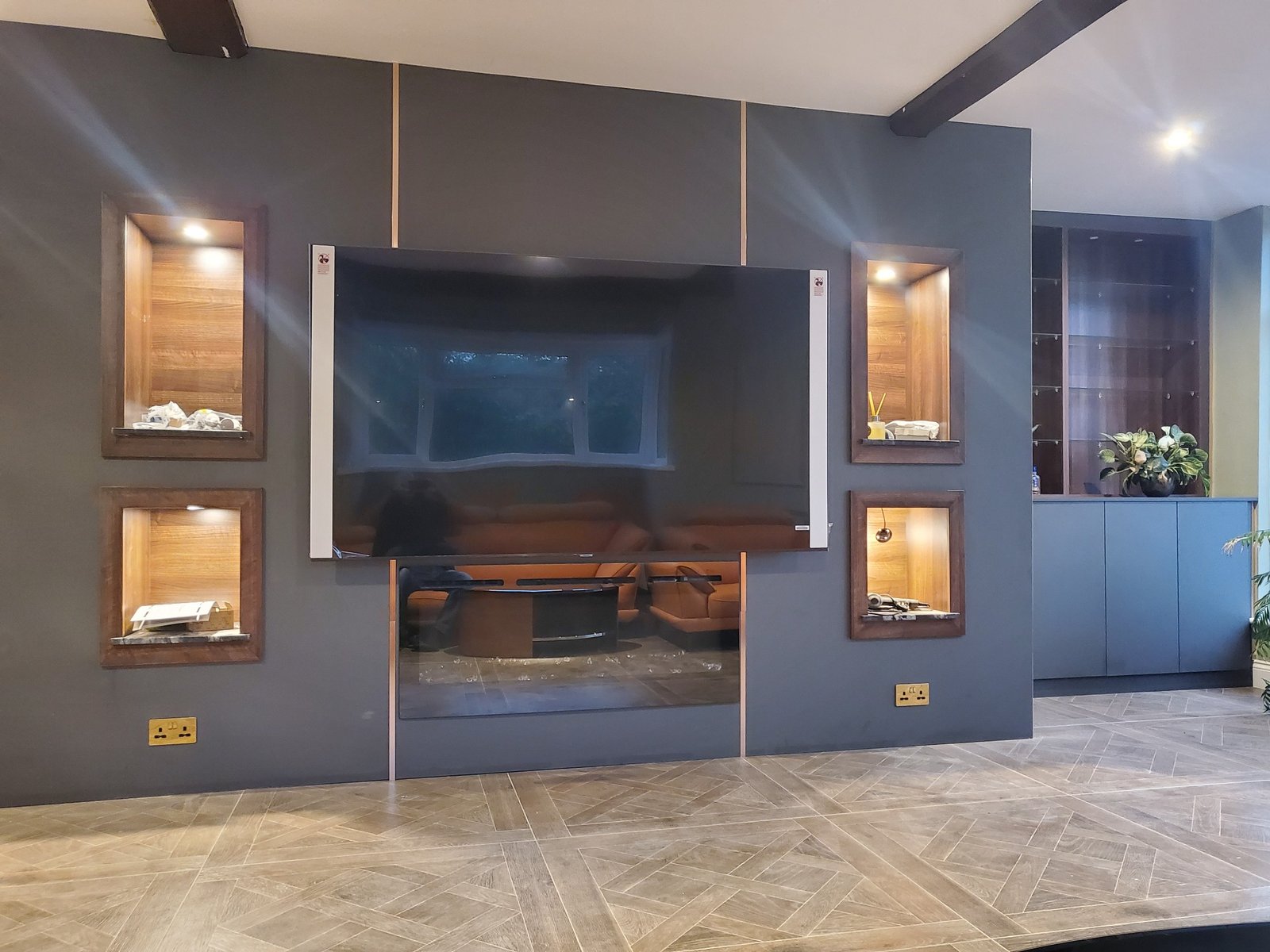 Bespoke media centre.