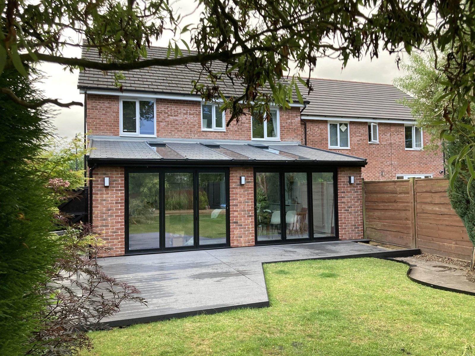 Full rear extension creating additional living space.