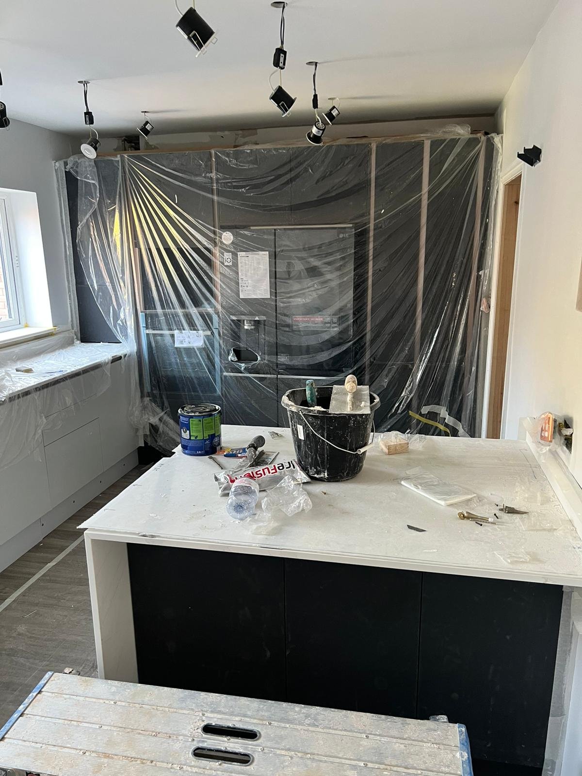 Contemporary kitchen refurbishment.